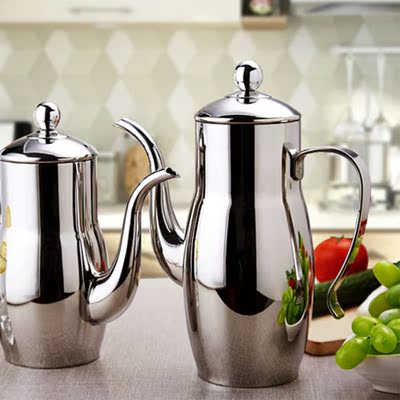 加厚304不锈钢冷水壶家用凉水壶大容量耐热水壶果汁壶咖啡壶茶壶
