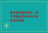 盖中盖氨糖软骨素：你不可错过的关节守护者和活力源泉
