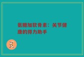 氨糖加软骨素：关节健康的得力助手