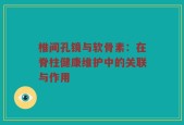 椎间孔镜与软骨素：在脊柱健康维护中的关联与作用