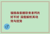 福格森氨糖软骨素钙片好不好 深度解析其功效与优势