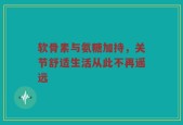 软骨素与氨糖加持，关节舒适生活从此不再遥远