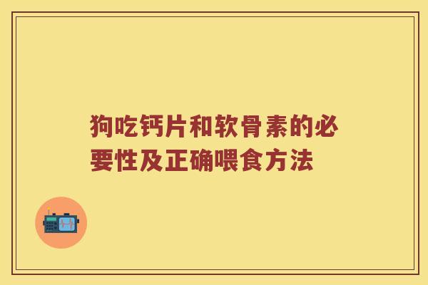 狗吃钙片和软骨素的必要性及正确喂食方法 狗吃钙片和软骨素的必要性及正确喂食方法